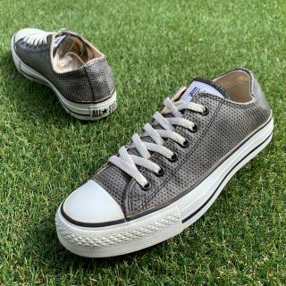 コンバース(CONVERSE)の美品24.5 converseコンバース オールスター OX レザー B164(スニーカー)