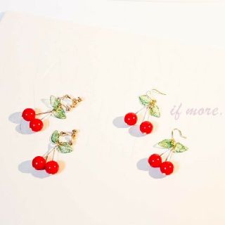 ジルスチュアート(JILLSTUART)の再販♡さくらんぼのピアス☽ (ピアス)