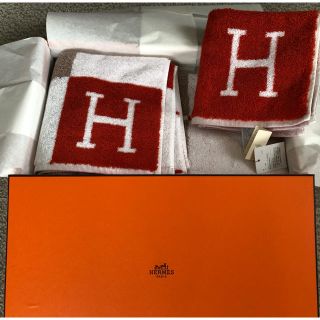 エルメス(Hermes)のHERMES エルメス ベビータオルセット(タオル/バス用品)