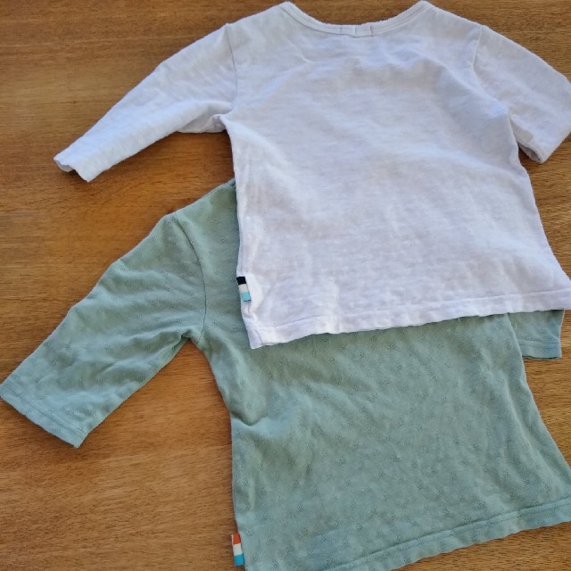 shama(シャマ)のトップス（7部丈）100cm 　2枚セット キッズ/ベビー/マタニティのキッズ服女の子用(90cm~)(Tシャツ/カットソー)の商品写真