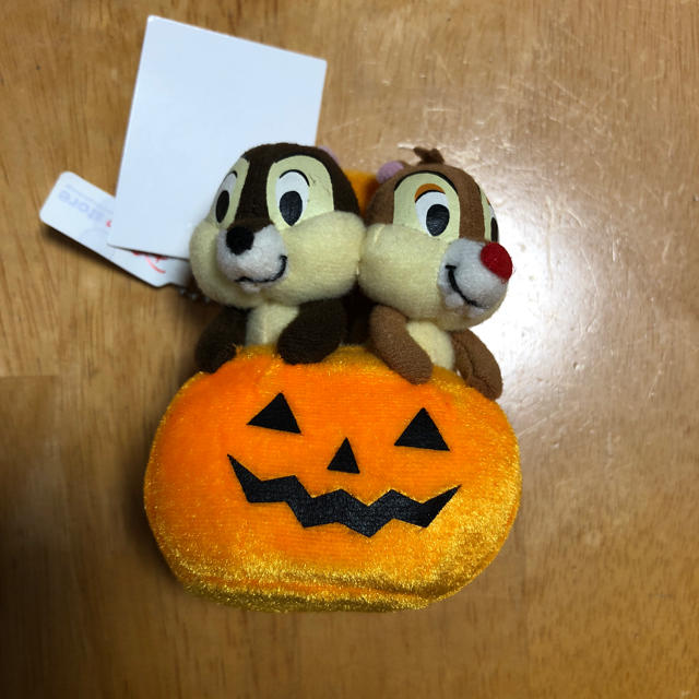 チップ&デール(チップアンドデール)のチップとデール ハロウィン マスコットキーチェーン エンタメ/ホビーのアニメグッズ(キーホルダー)の商品写真