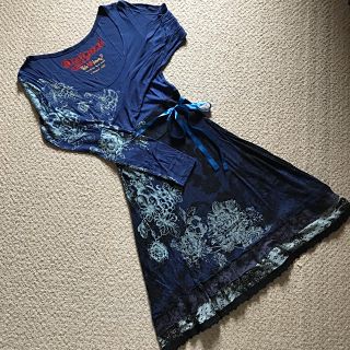 デシグアル(DESIGUAL)のdesigual   カットソーワンピース(ひざ丈ワンピース)