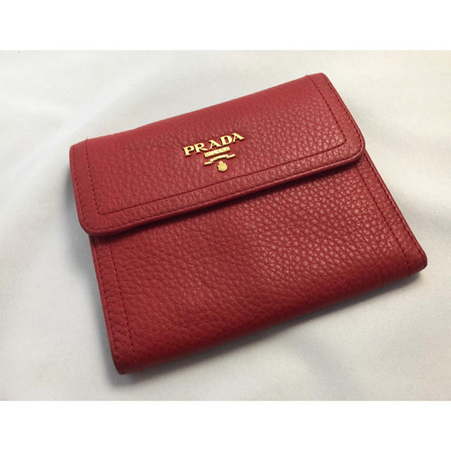 PRADA(プラダ)のPRADA プラダ レザー財布 レディースのファッション小物(財布)の商品写真