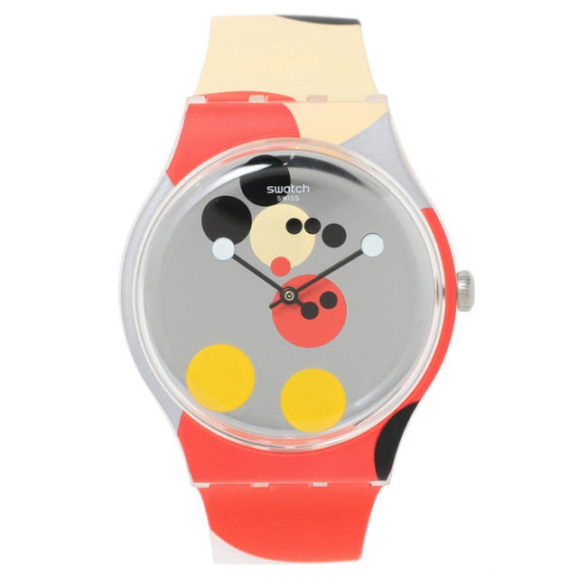 腕時計Swatch New Gent MIRROR SPOT MICKEY MOUSE