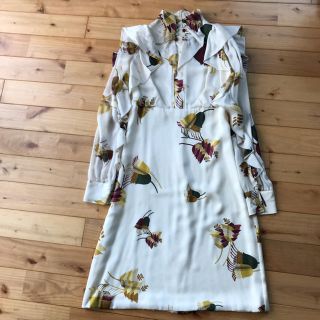グッチ ひざ丈ワンピース(レディース)(フリル)の通販 24点 | Gucciの