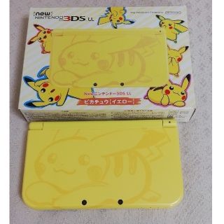 ニンテンドー3DS(ニンテンドー3DS)のNewニンテンドー3DS LL ピカチュウ 限定、充電器付き★(携帯用ゲーム機本体)