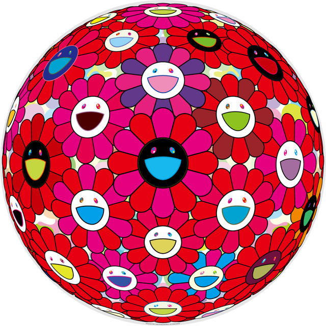 Takashi Murakami 村上隆 版画 レインボーフラワーさんの+inforsante.fr