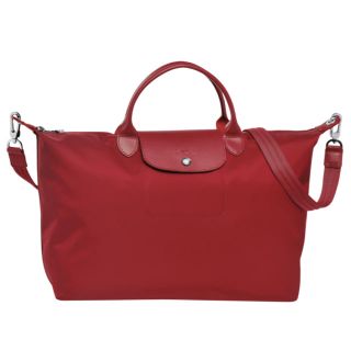 ロンシャン(LONGCHAMP)のル プリアージュ ネオ ハンドバッグ L レッド(ハンドバッグ)