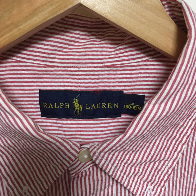 Ralph Lauren(ラルフローレン)の90's ラルフローレン  Ralph Lauren ストライプシャツ L メンズのトップス(シャツ)の商品写真