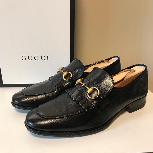 Gucci(グッチ)の☆美品 グッチ ホースビット キルト レザー ローファー シューズ イタリア製 メンズの靴/シューズ(ドレス/ビジネス)の商品写真