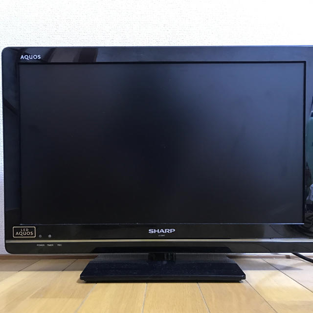 液晶カラーテレビ SHARP AQUOS LC-22K7 2012年製 テレビ