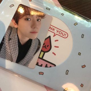 エクソ(EXO)のベッキョン センイルパーティー 誕生日カード(アイドルグッズ)