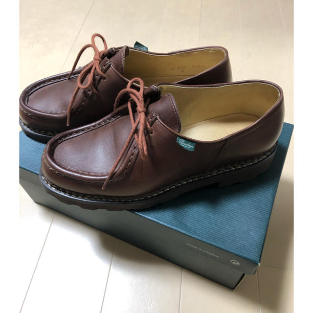 Paraboot(パラブーツ)の⭐️いとしょごさん専用⭐️Paraboot美品⭐️ミカエル 茶色40サイズ メンズの靴/シューズ(ドレス/ビジネス)の商品写真