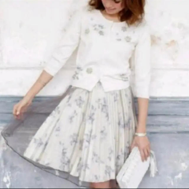 cherry Ann(チェリーアン)のチュール花柄スカート レディースのスカート(ひざ丈スカート)の商品写真