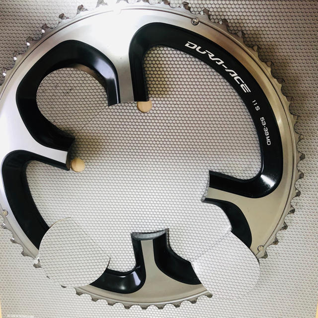 SHIMANO(シマノ)のShimano デュラエース 9000 チェーンリング  53/39 スポーツ/アウトドアの自転車(パーツ)の商品写真