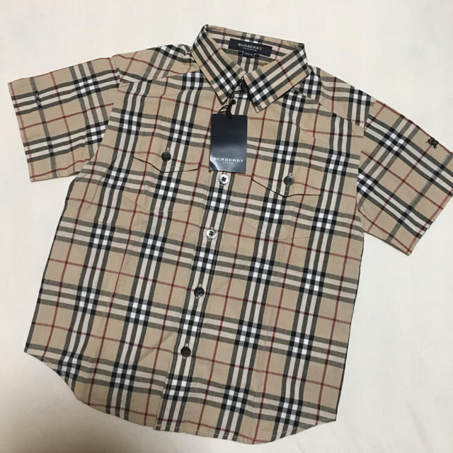 BURBERRY(バーバリー)のBurberry バーバリー チェック シャツ キッズ/ベビー/マタニティのキッズ服男の子用(90cm~)(ブラウス)の商品写真