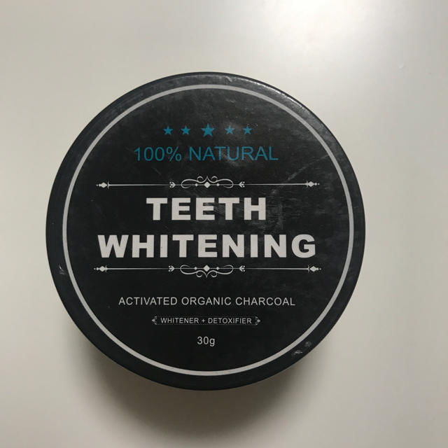 TEETH WHITNING オーガニックチャコール ホワイトニング コスメ/美容のオーラルケア(歯磨き粉)の商品写真