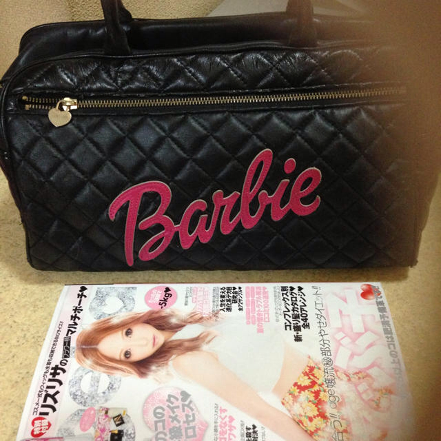 Barbie(バービー)のBarbie キルティングボストンbag レディースのバッグ(ボストンバッグ)の商品写真