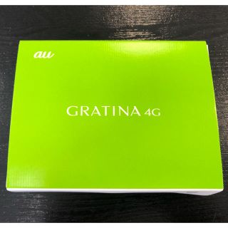 エーユー(au)の新品未使用品 au  GRATINA4G グラティーナ4G グリーン KYF31(携帯電話本体)