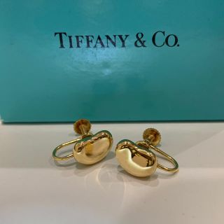 ティファニー(Tiffany & Co.)のTiffany ティファニー K18 ビーン イヤリング(イヤリング)