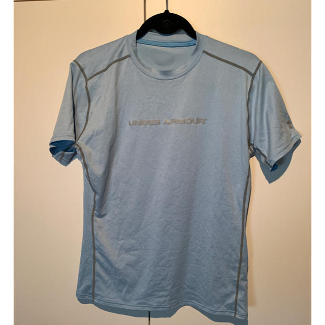 UNDER ARMOUR(アンダーアーマー)のアンダーアーマー フィット Tシャツ Lサイズ 水色 ブルー メンズのトップス(Tシャツ/カットソー(半袖/袖なし))の商品写真