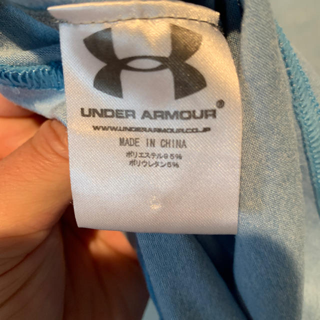 UNDER ARMOUR(アンダーアーマー)のアンダーアーマー フィット Tシャツ Lサイズ 水色 ブルー メンズのトップス(Tシャツ/カットソー(半袖/袖なし))の商品写真