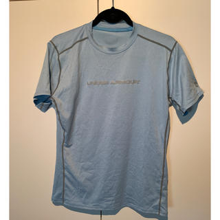 アンダーアーマー(UNDER ARMOUR)のアンダーアーマー フィット Tシャツ Lサイズ 水色 ブルー(Tシャツ/カットソー(半袖/袖なし))