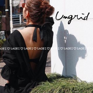 アングリッド(Ungrid)のungrid【新品タグ付】バックデザインワンピース★ TODAYFUL(ロングワンピース/マキシワンピース)