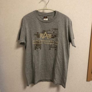 アルファ(alpha)のALPHA アルファ インダストリーズ Tシャツ メンズ M シャツ(Tシャツ/カットソー(半袖/袖なし))