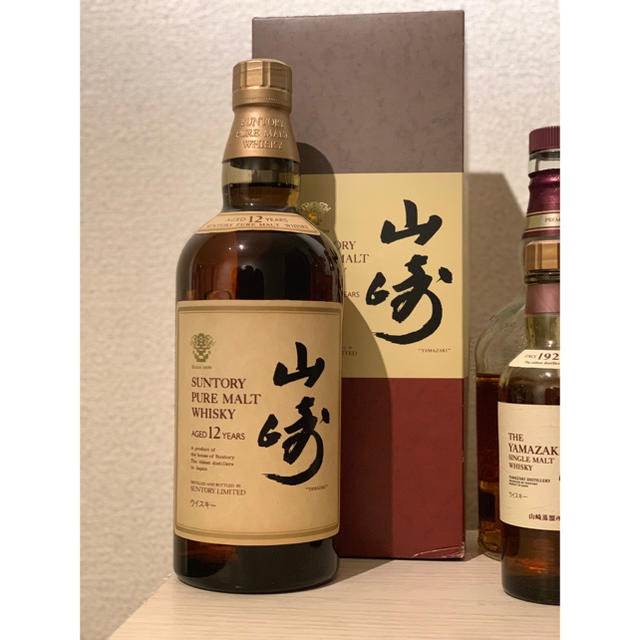 山崎12年 750ml 旧ボトル ピュアモルト 箱付 未開栓