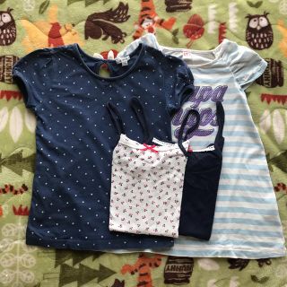 アーヴェヴェ(a.v.v)の120-130cm女の子春夏服インナーキャミ4点UNIQLOa.v.v西松屋(Tシャツ/カットソー)