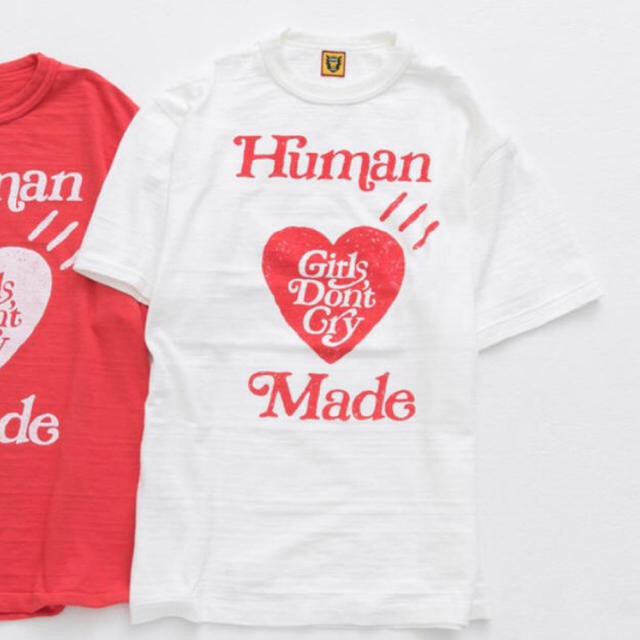 A BATHING APE(アベイシングエイプ)のHUMAN MADE京都限定発売Girls Don't Cry別注Tシャツ2XL メンズのトップス(Tシャツ/カットソー(半袖/袖なし))の商品写真