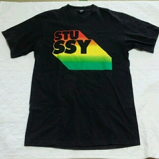 ステューシー(STUSSY)のステューシー　黒　Tシャツ(Tシャツ(半袖/袖なし))