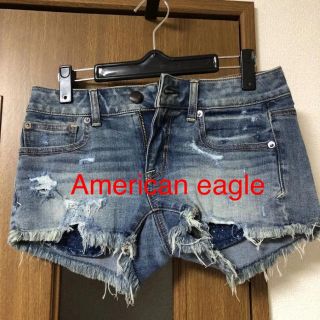 アメリカンイーグル(American Eagle)のデニムショートパンツ(ショートパンツ)