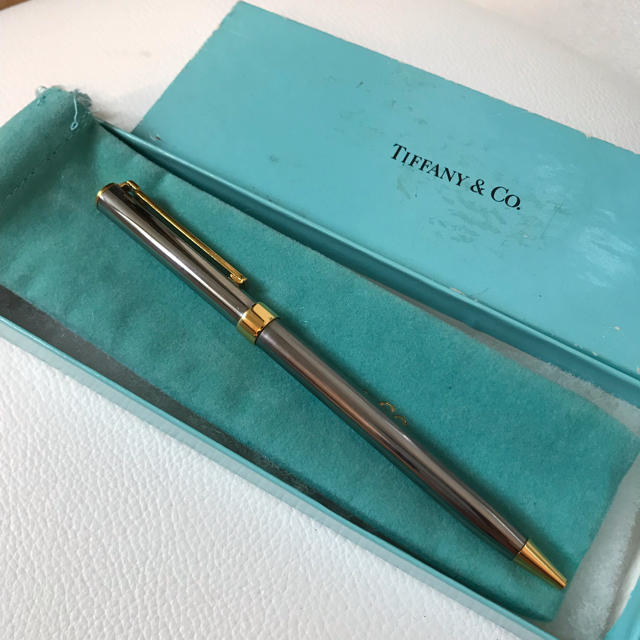 Tiffany & Co. - ティファニー TIFFANY ボールペン クラシックT シルバー×ゴールドの通販 by mar's shop