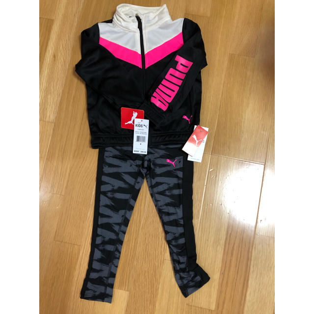 PUMA(プーマ)のプーマ ジャージ セットアップ 2点セット キッズ/ベビー/マタニティのキッズ服女の子用(90cm~)(その他)の商品写真