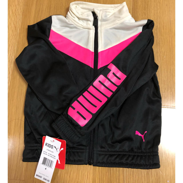 PUMA(プーマ)のプーマ ジャージ セットアップ 2点セット キッズ/ベビー/マタニティのキッズ服女の子用(90cm~)(その他)の商品写真