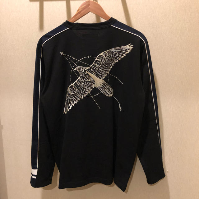 sacai Dr.woo 直営店限定  刺繍入りサイドzipスウェットsize2