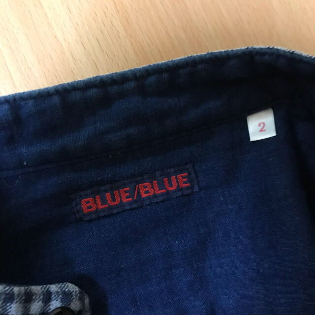 BLUE BLUE(ブルーブルー)のBLUE BLUE スタンドカラー 長袖シャツ メンズのトップス(シャツ)の商品写真
