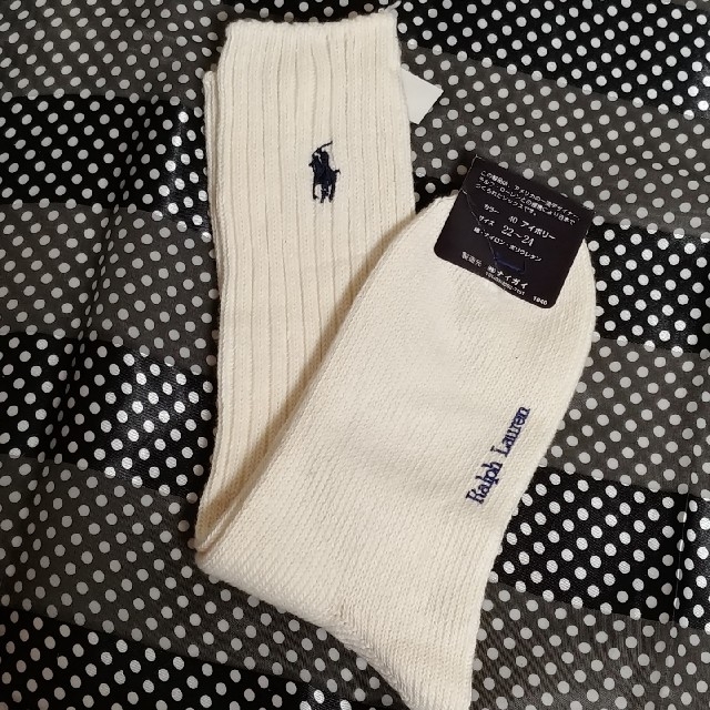 Ralph Lauren(ラルフローレン)のソックス　ﾗﾙﾌﾛｰﾚﾝ　2足ｾｯﾄ レディースのレッグウェア(ソックス)の商品写真