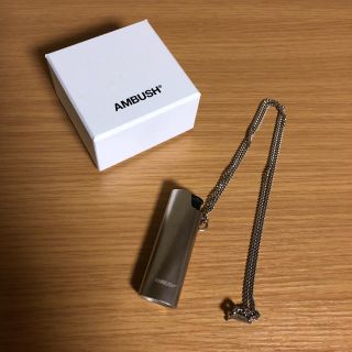 アンブッシュ(AMBUSH)の【美品】AMBUSH アンブッシュ ライターネックレス シルバー(ネックレス)