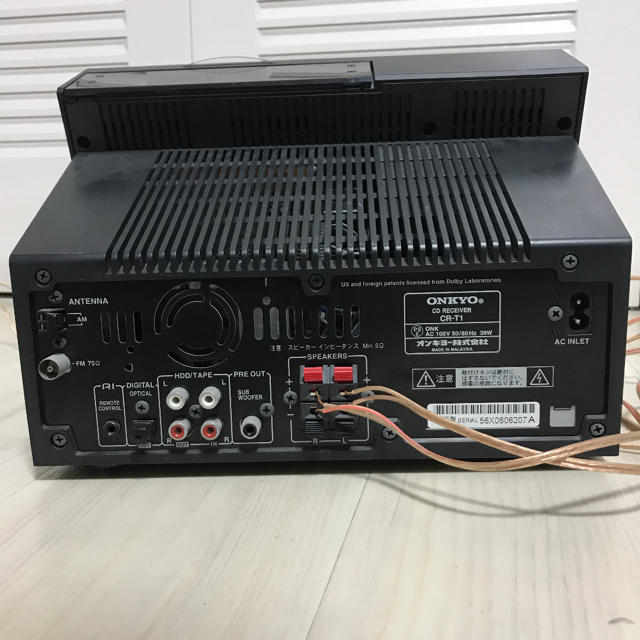 ONKYO - yuu様専用【美品】ONKYO CR-T1 CD RECEIVERの通販 by ハンナ's shop｜オンキヨーならラクマ