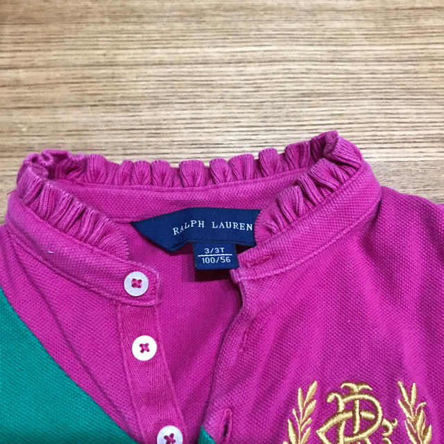 POLO RALPH LAUREN(ポロラルフローレン)のポロシャツ キッズ/ベビー/マタニティのキッズ服女の子用(90cm~)(Tシャツ/カットソー)の商品写真