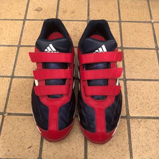 アディダス(adidas)のアディダス 野球 トレーニングシューズ スパイク アディピュア CQ1283 (シューズ)