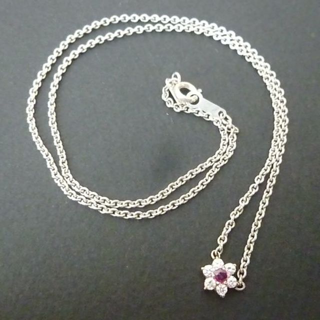 STAR JEWELRY(スタージュエリー)のスタージュエリー K14 シルバー コンビ ネックレス StarJewelry レディースのアクセサリー(ネックレス)の商品写真