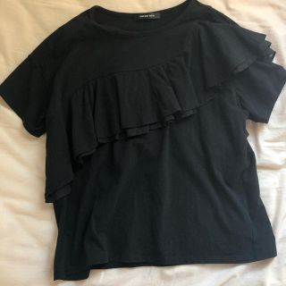 ローズバッド(ROSE BUD)のROSE BUD 黒Tシャツ(Tシャツ(半袖/袖なし))