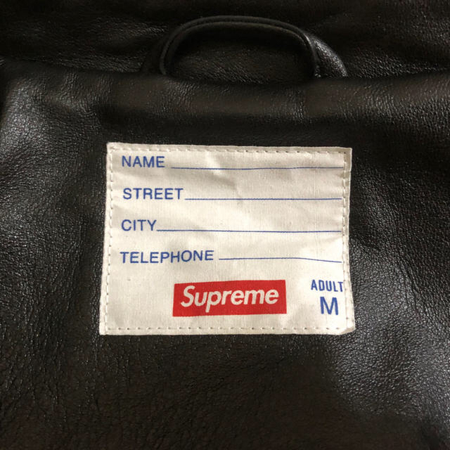 Supreme  Studded Arc Logo leather jacket