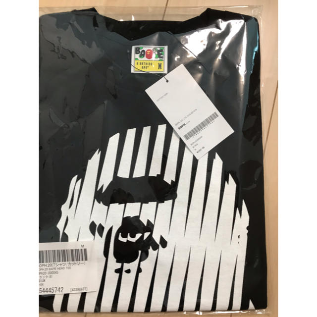 A BATHING APE(アベイシングエイプ)のSOPH.20 BAPE HEAD TEE ソフ エイプ Tシャツ 黒 M メンズのトップス(Tシャツ/カットソー(半袖/袖なし))の商品写真