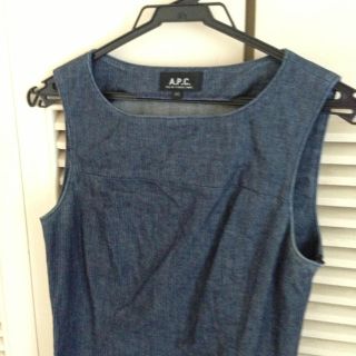 アーペーセー(A.P.C)のAPC☆デニムワンピ(ひざ丈ワンピース)