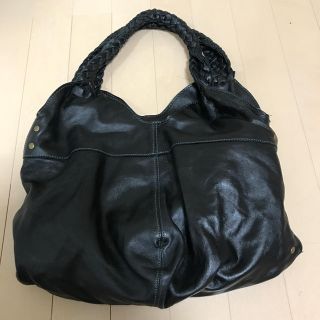 mikiさま専用　macher 黒 羊革 トート バッグ 未使用(トートバッグ)